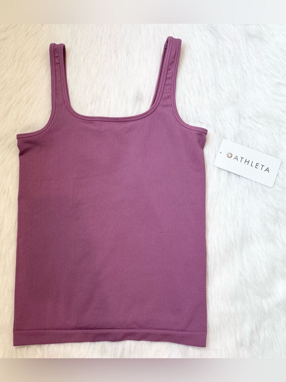 NWT Athleta Renew Seamless Scoop Tank Mauve Pink 💜💗